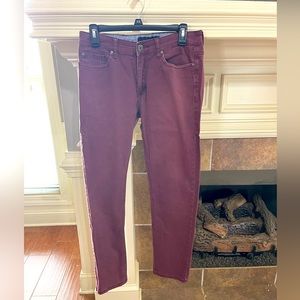 Vintage Brand Faded Red (Burgundy) Slim Fit Jeans Men’s 30x30